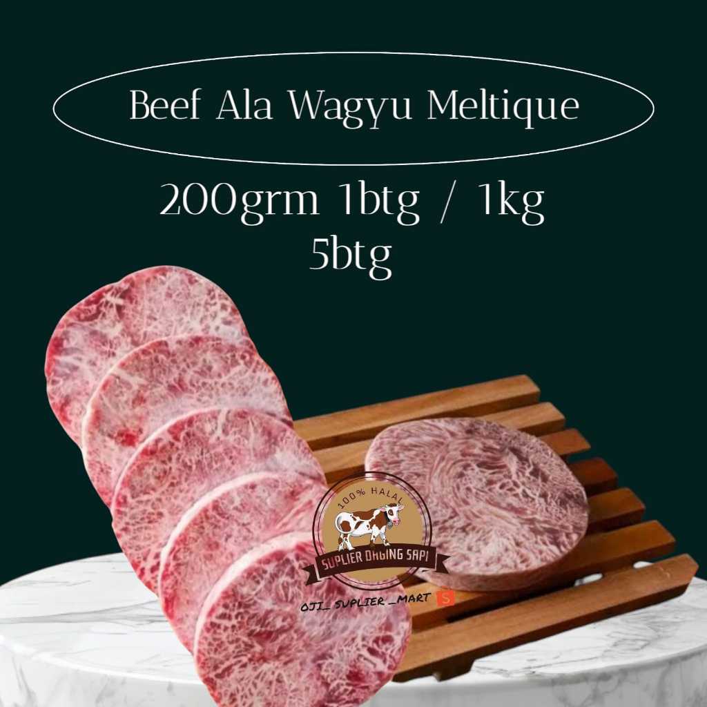 

Beef alla Wagyu Ribeye Meltique cut 200-1kg (HALAL)