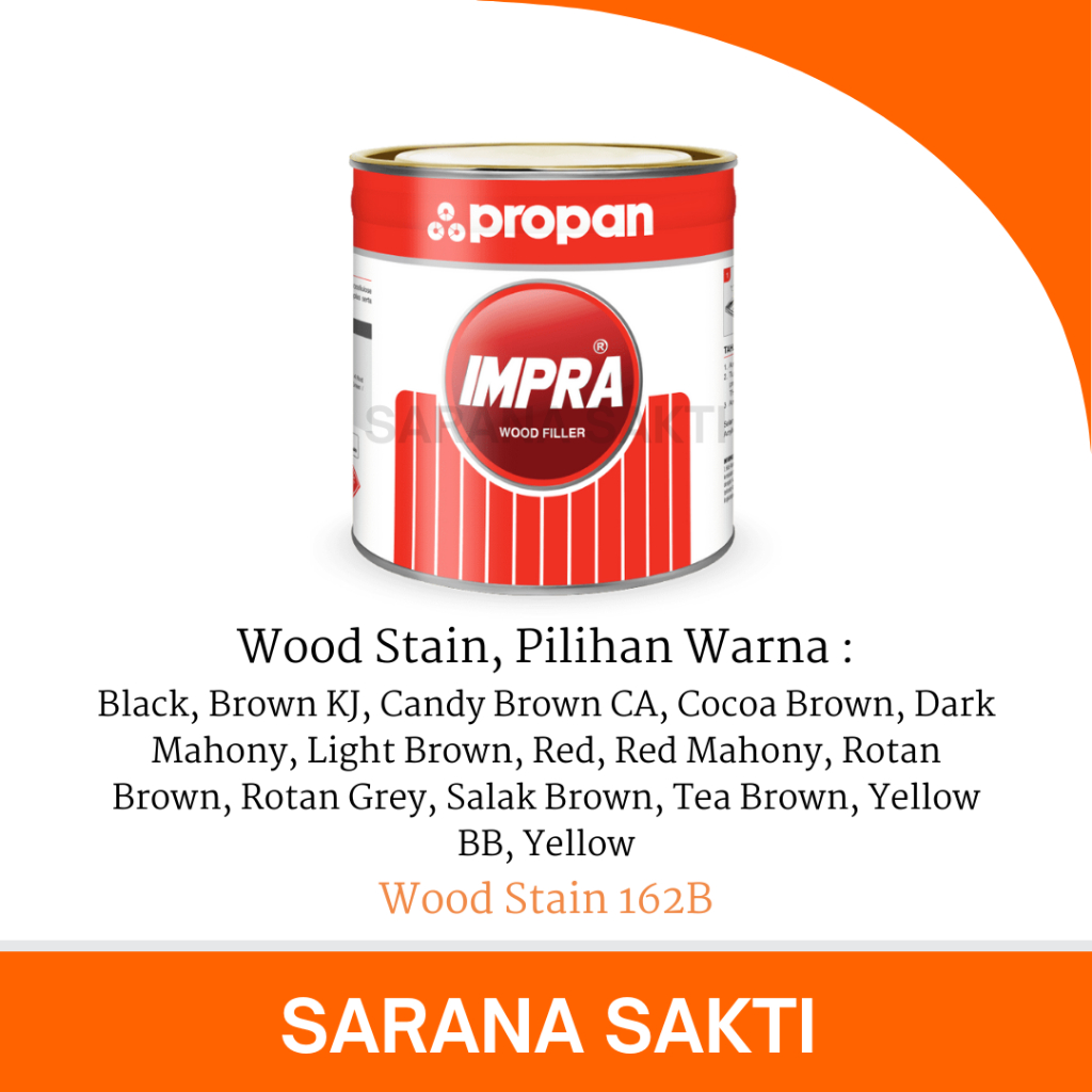 Wood Stain 162B | Propan Impra Woodstain Wood Stain WS-162 1 Liter