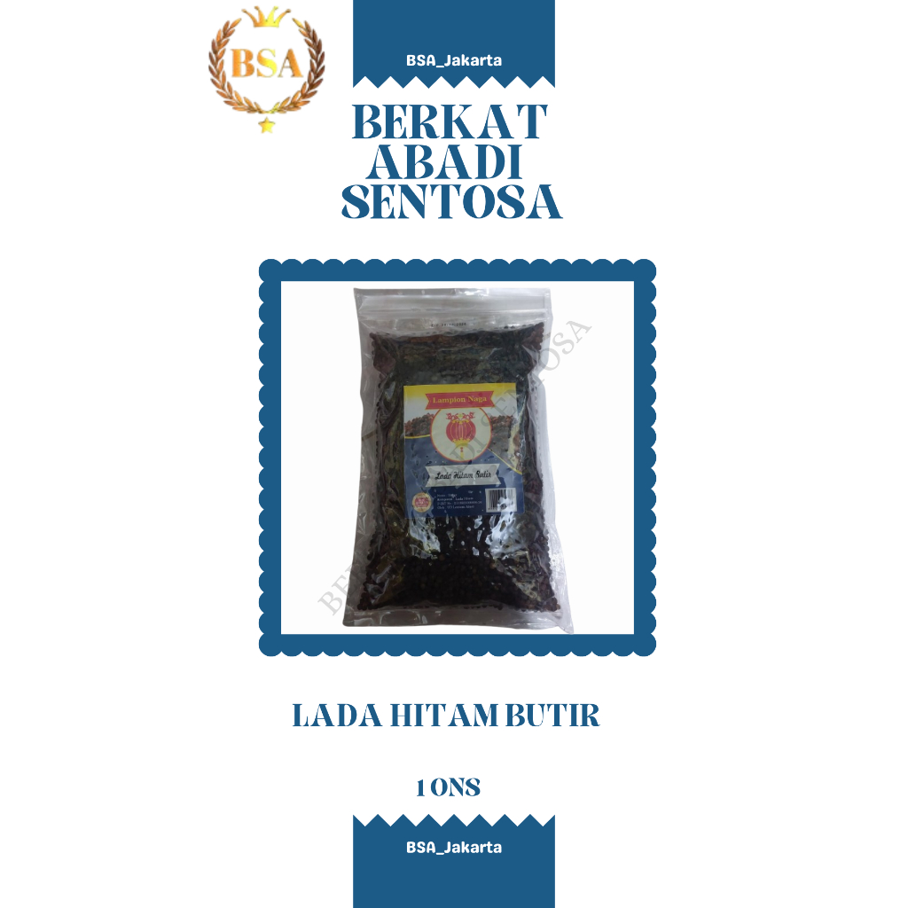 

LADA HITAM BUTIR ( 1 ONS )