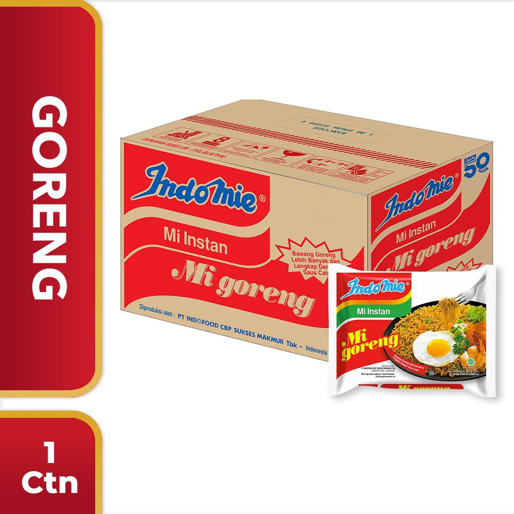 

Indomie Mi Instan Goreng Plus Special 80g - 1Karton