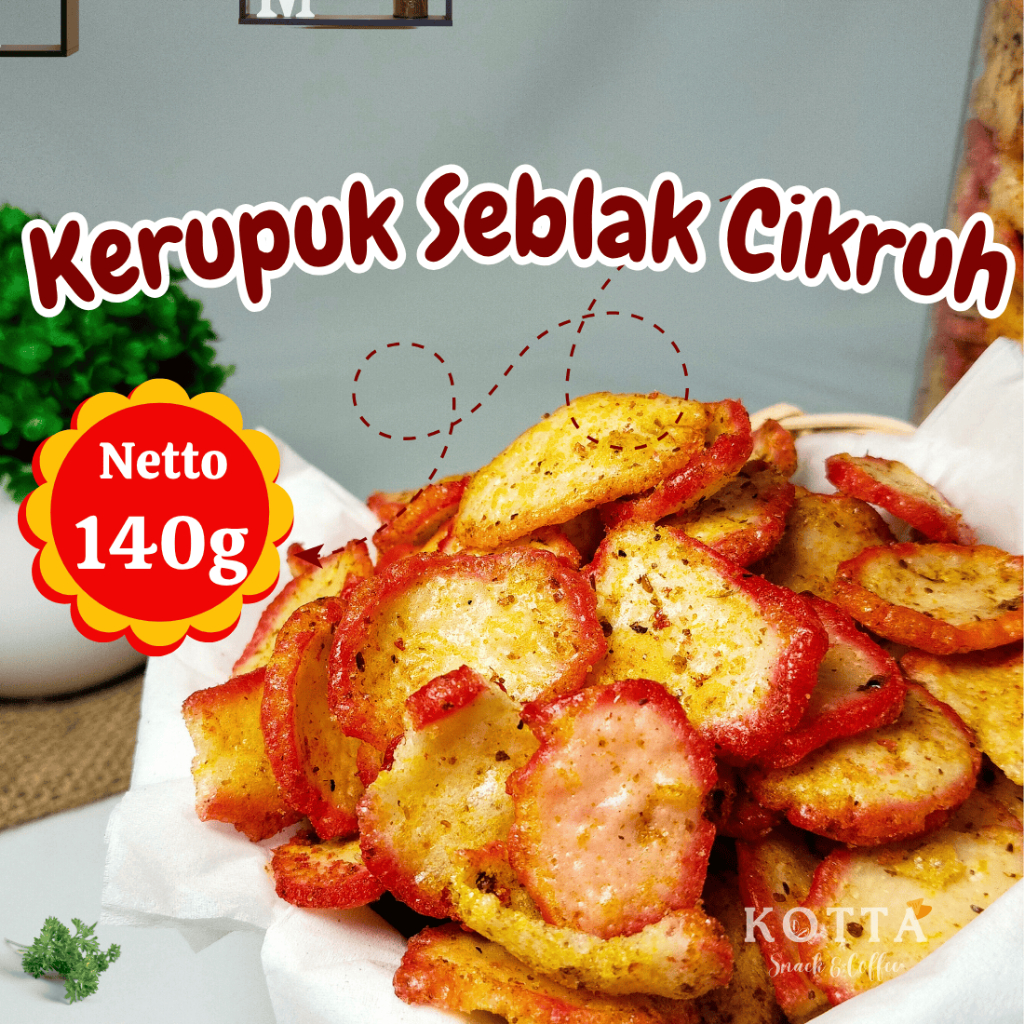 

Kerupuk Seblak Cikruh 140 gram