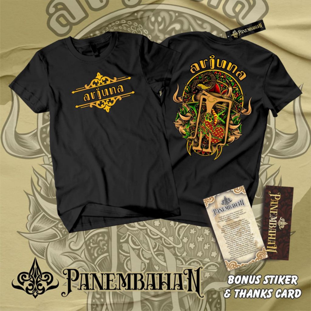 panembahan kaos arjuna kaos jawa wayang