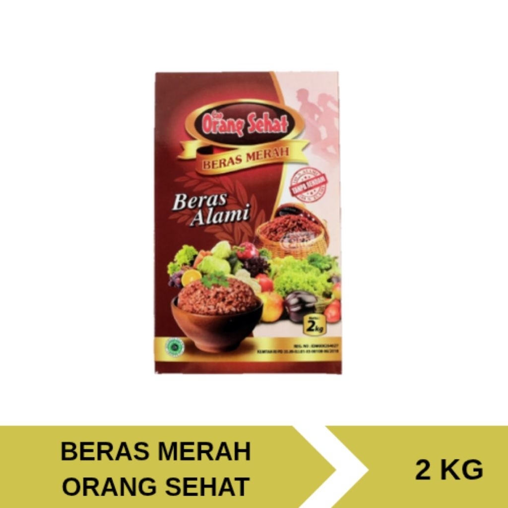 

BERAS MERAH CAP ORANG SEHAT 2 KG