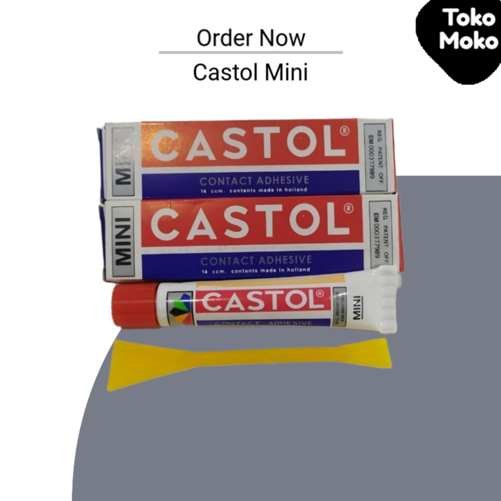 

Lem Castol Mini / Lem Perekat Castol