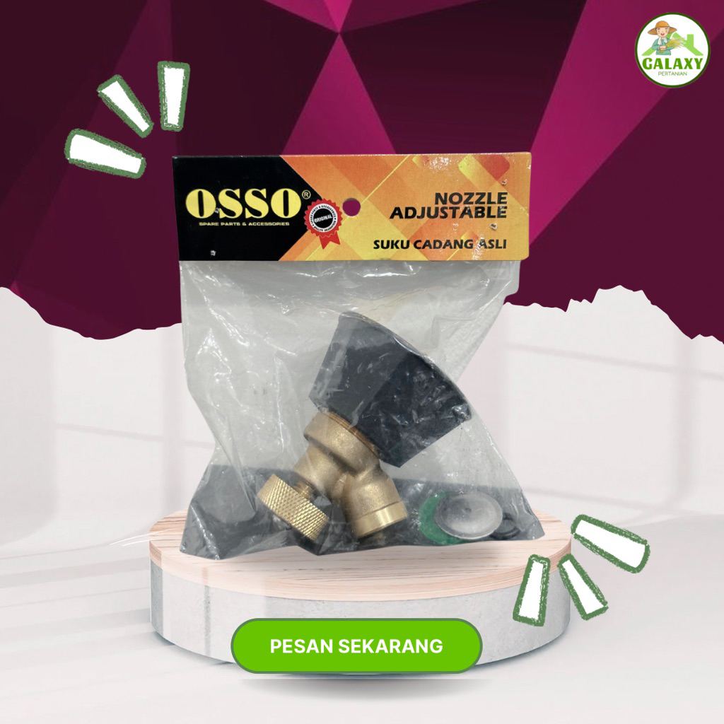 Spuyer Nozzle Sprayer Elektrik Kabut Adjustble OSSO