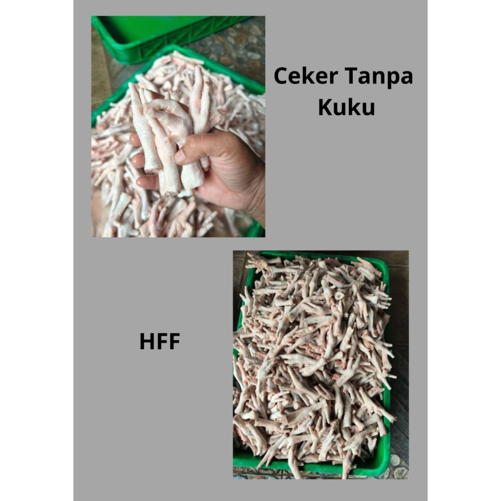 

Ceker ayam tanpa kuku 1kg