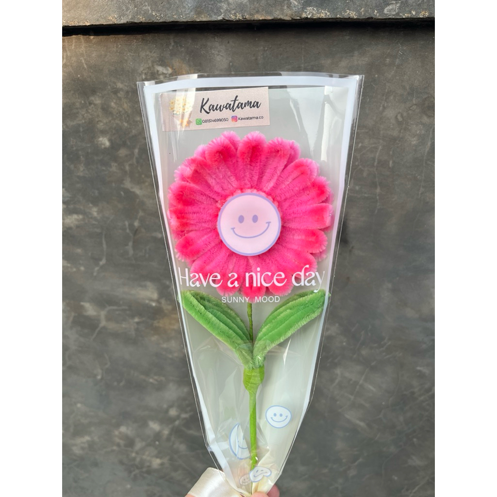 Bunga kawat bulu | Garbera | Single flower garbera