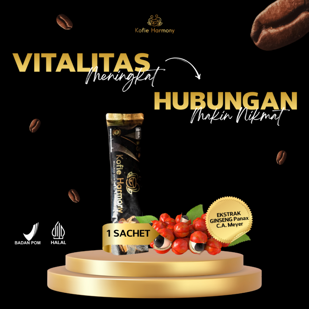 

Kofie Harmony isi 2 sachet Kopi Lembut dan Aromatik untuk Pasangan Cocok untuk Hadiah Cinta