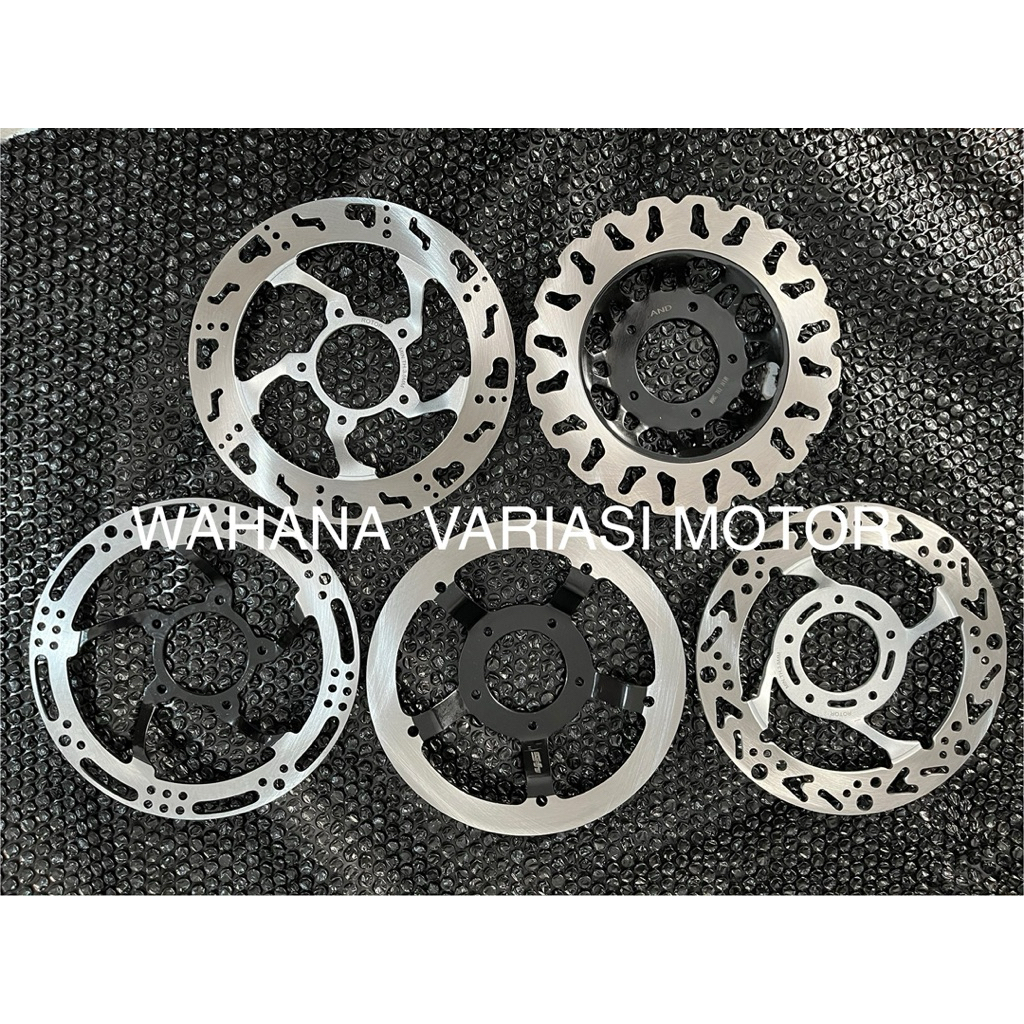 DISC PIRINGAN CAKRAM DEPAN COAK LUBANG 5 UK 220 SUPRA 110 / WAVE 110