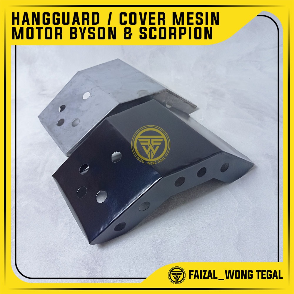 ENGINE GUARD / COVER TUTUP MESIN MOTOR SCORPION BYSON PEMASANGAN PNP