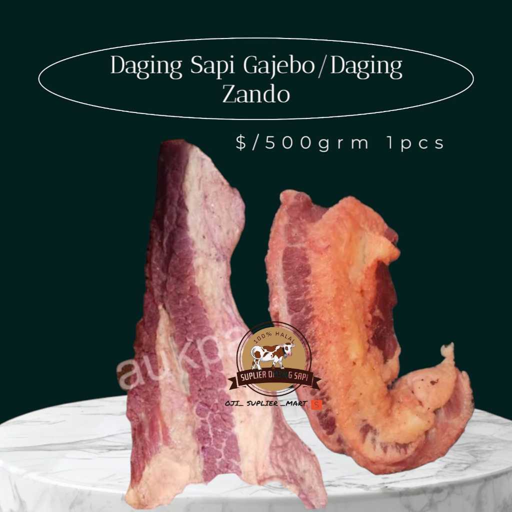 

Daging Sapi Gajebo/Daging zando lamur 500grm
