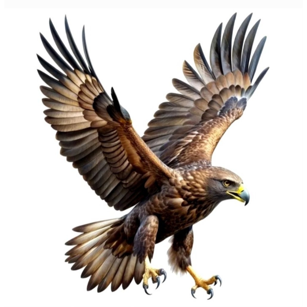 

stiker 3D elang keren, stiker print sudah cutting, size 15 x 20 cm, anti air