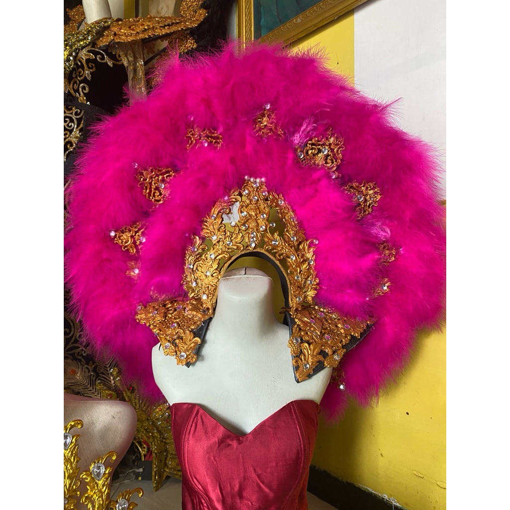 Aksesoris Kanaval Bulu Burung Unta (kecil)