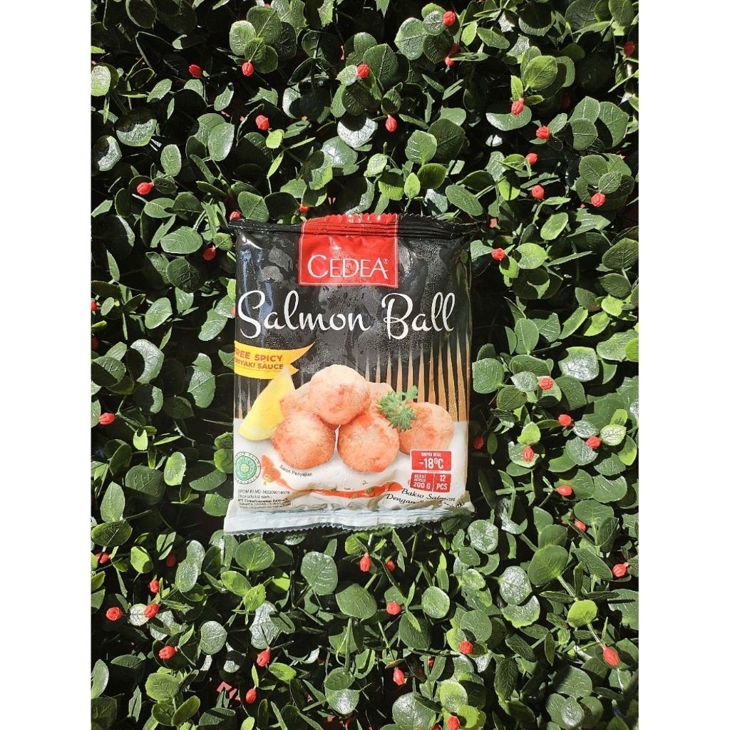 

CEDEA SALMON BALL 200 GRAM ISI 12 PCS / BASO IKAN SALMON