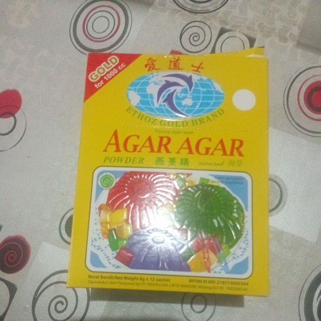 

Agar-agar merk Gold isi 12