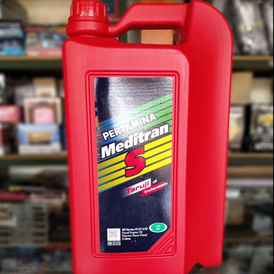 Oli Pertamina Meditran S SAE 40 Khusus Mesin Diesel Galon 5 Liter / Oli Mesin Diesel 5 Liter