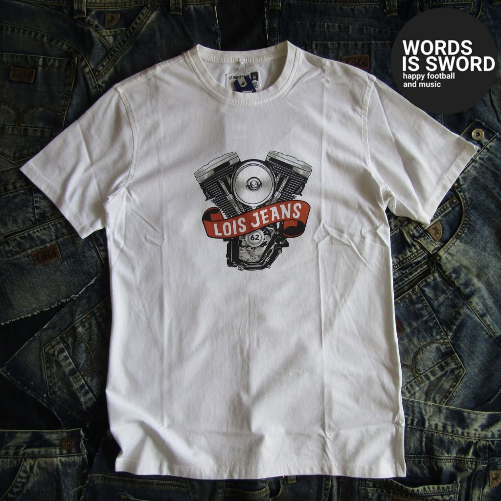 LOIS JEANS TSHIRT PUTIH - KSL2316 -