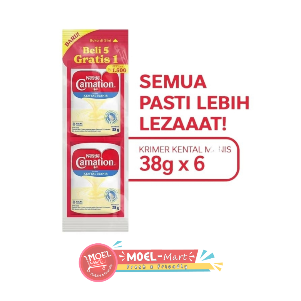 

CARNATION KENTAL MANIS (5+1)X38GR PACK