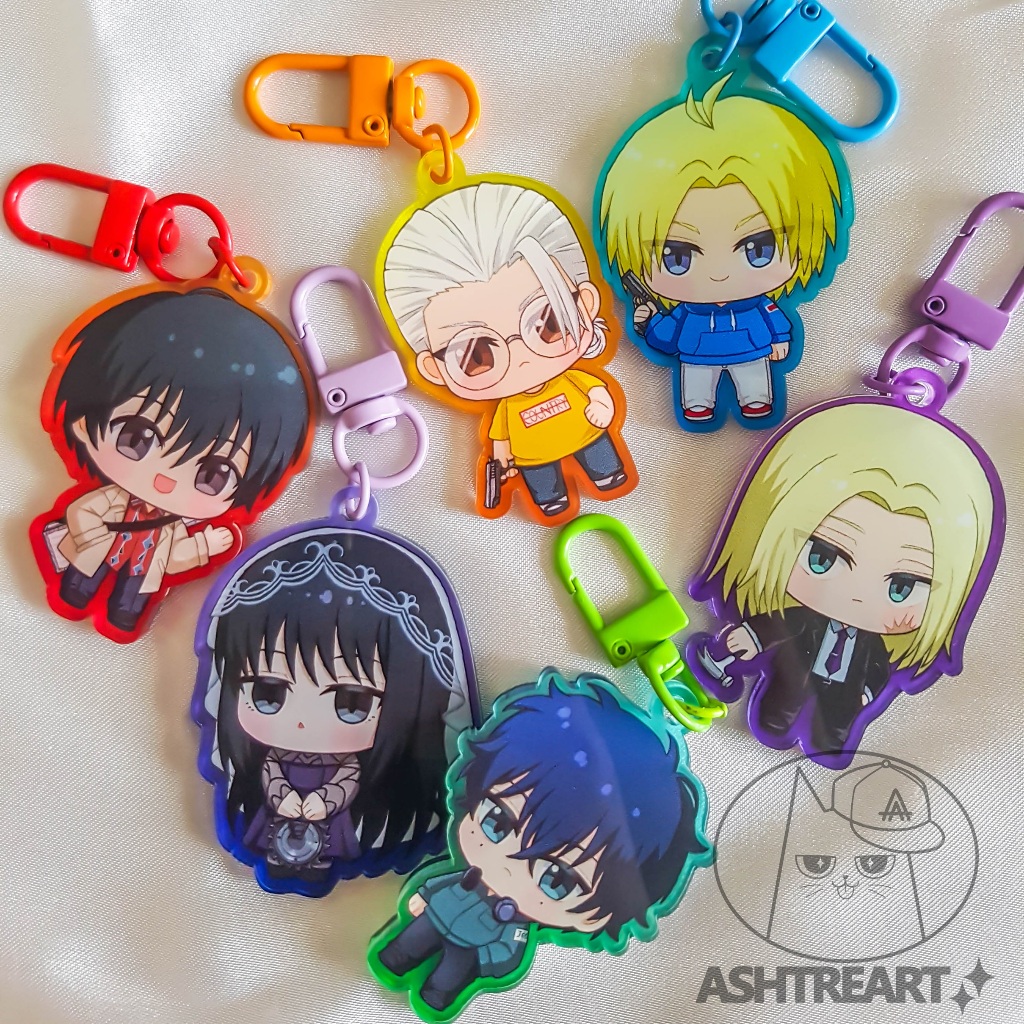 [Ashtreart] [Updated] SAKAMOTO DAYS Acrylic Keychain | Shin Nagumo Sakamoto Osaragi Seba Shishiba Ga