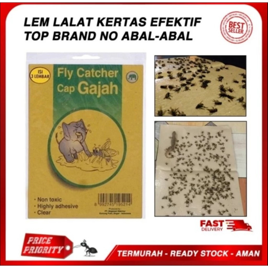 

Cap Gajah - Lem Lalat Kertas