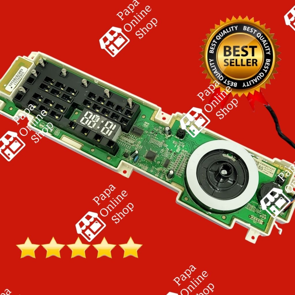 PCB Modul Mesin Cuci LG EBR80153765 Front Loading 7 Kabel