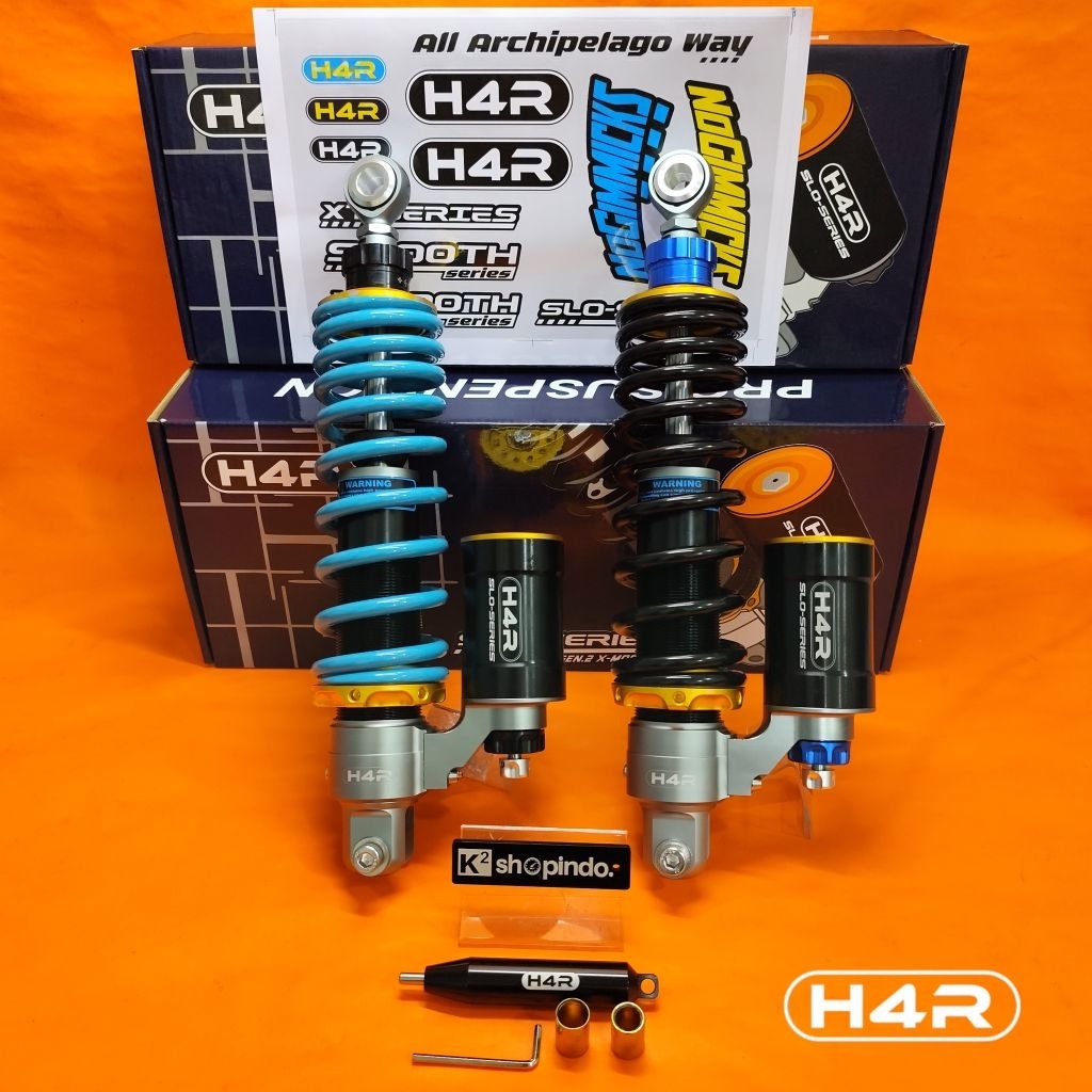 Shockbreaker Shock H4R Tabung Bawah 330MM 340MM Motor Matic Universal Vario 125 150 160 Stylo 160 Be
