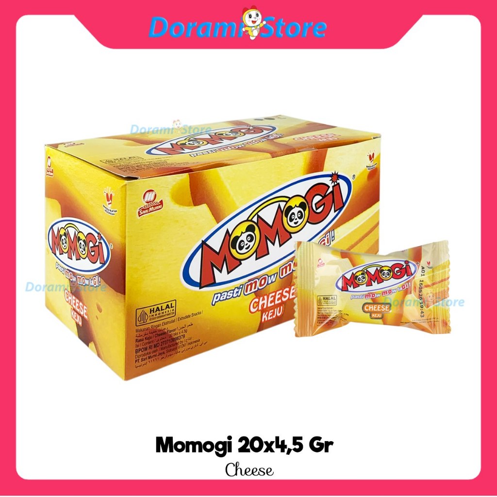

Momogi Box Isi 20 x 5gr / Makanan Ringan Stick Enak