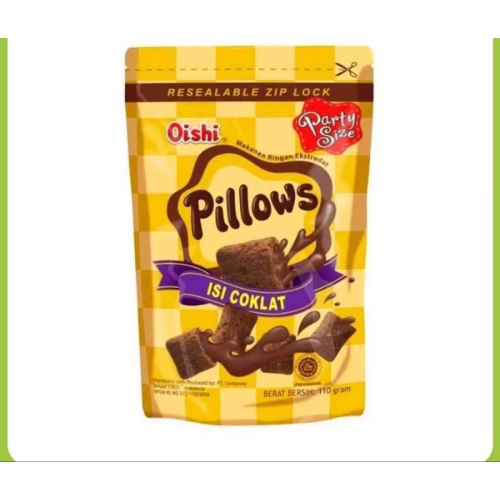 

Oishi Pillows All Variant Party Size 100gr
