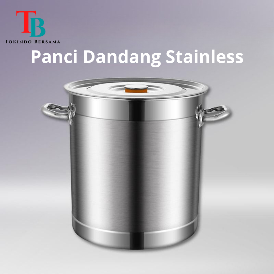 Panci stock 30 cm pot Panci bakso  panci kukus steamer stainless 25 cm 30 cm 35 cm 40 cm