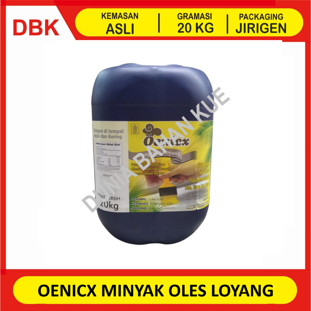

OENICX MINYAK OLES LOYANG - KEMASAN ASLI 20 KG