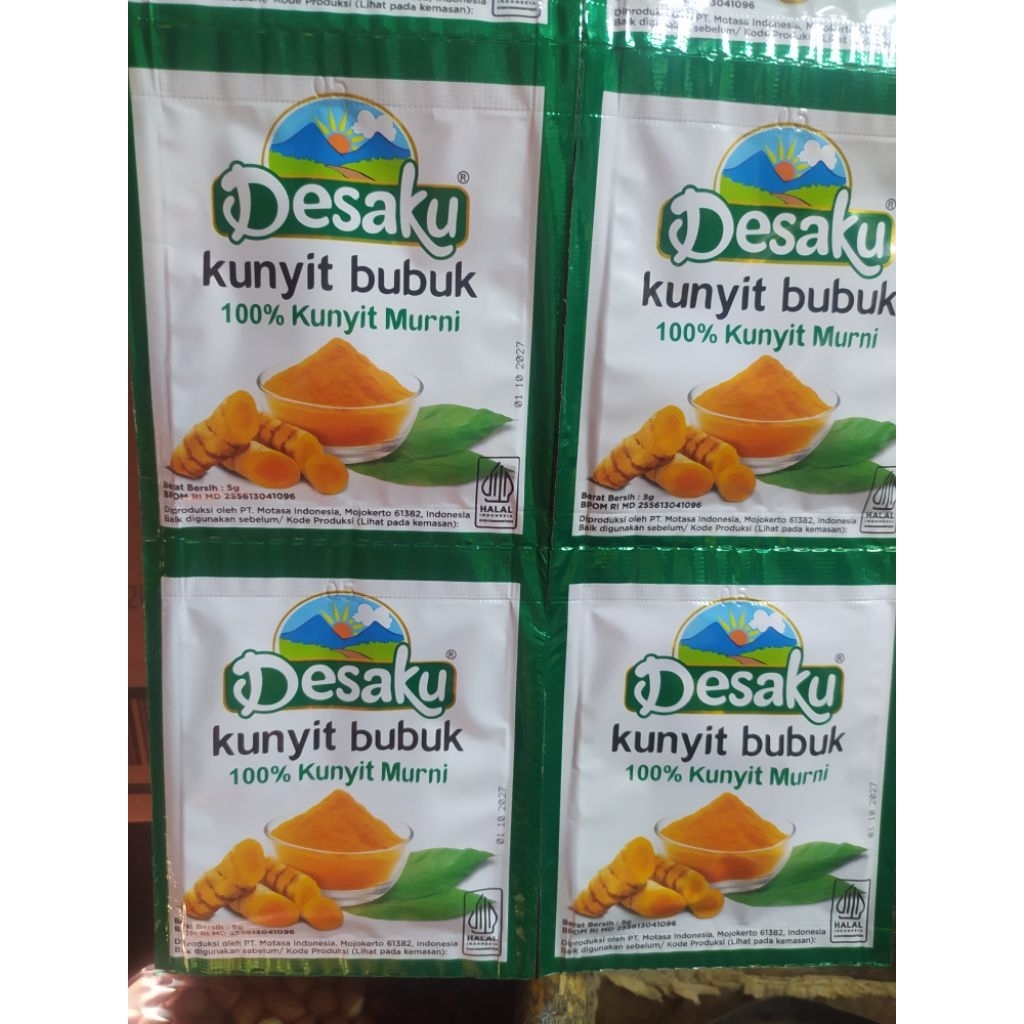 

DESAKU kunyit bubuk 5g renceng (12pcs)