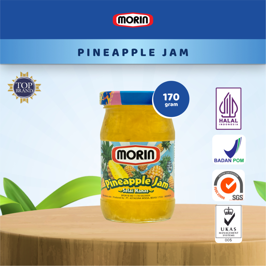 

Morin Selai Nanas - All Size 170 gr 250 gr 330 gr - Selai Buah Pineapple