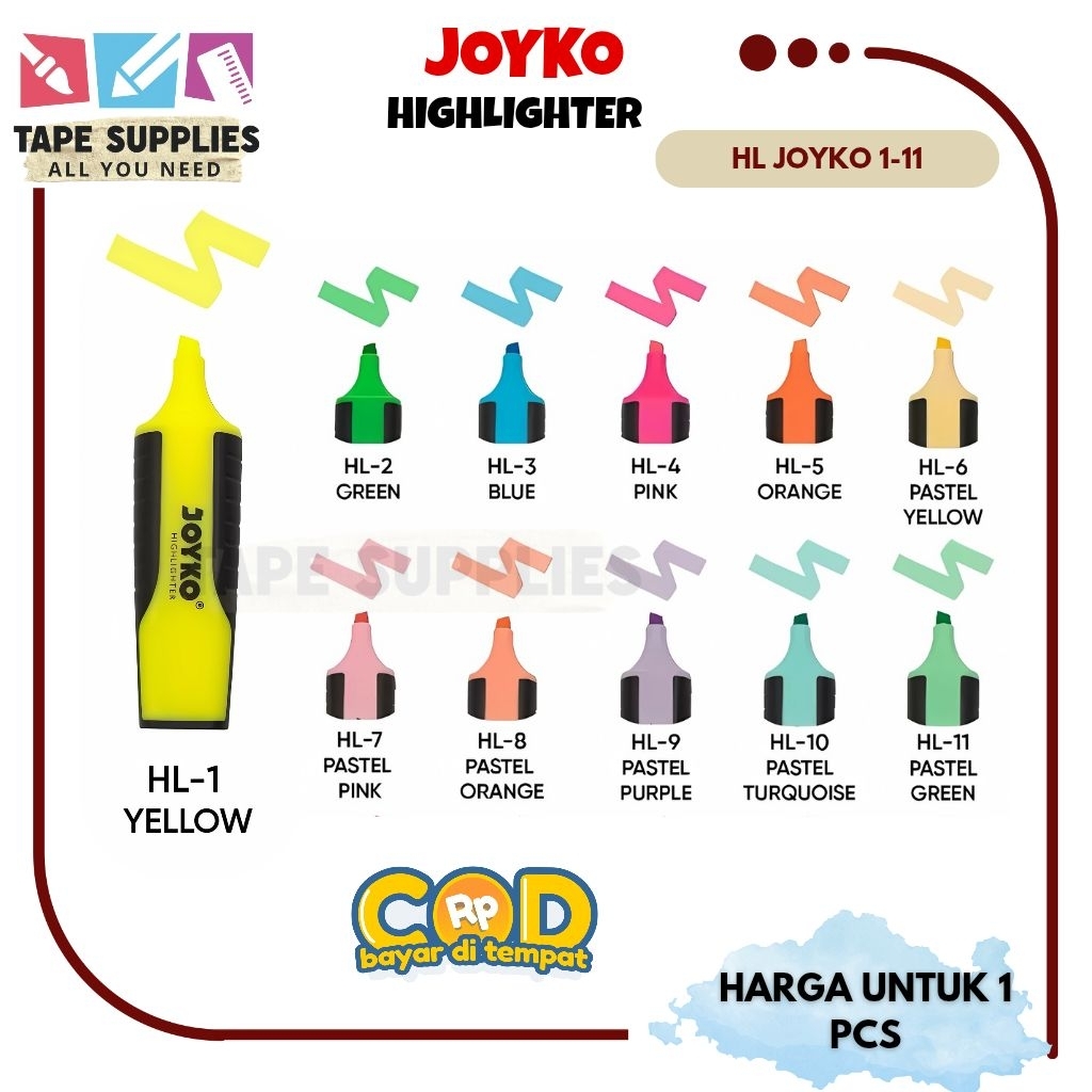 

STABILO / Highlighter JOYKO Penanda Bewarna