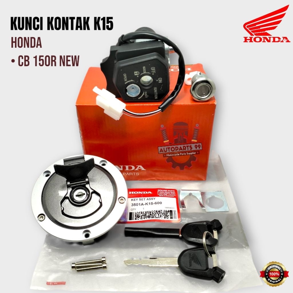 Kunci Kontak Honda CB150R NEW CB 15 R LED Set Komplit Original Kunci Kontak K15 Keyset CB150R