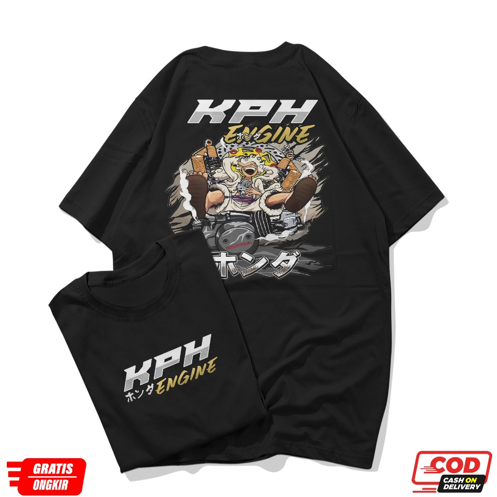 Baju Kaos Atasan Honda C Series Numpak Mesin Kph Gank Supra Bapak Distro Original Murah Keren