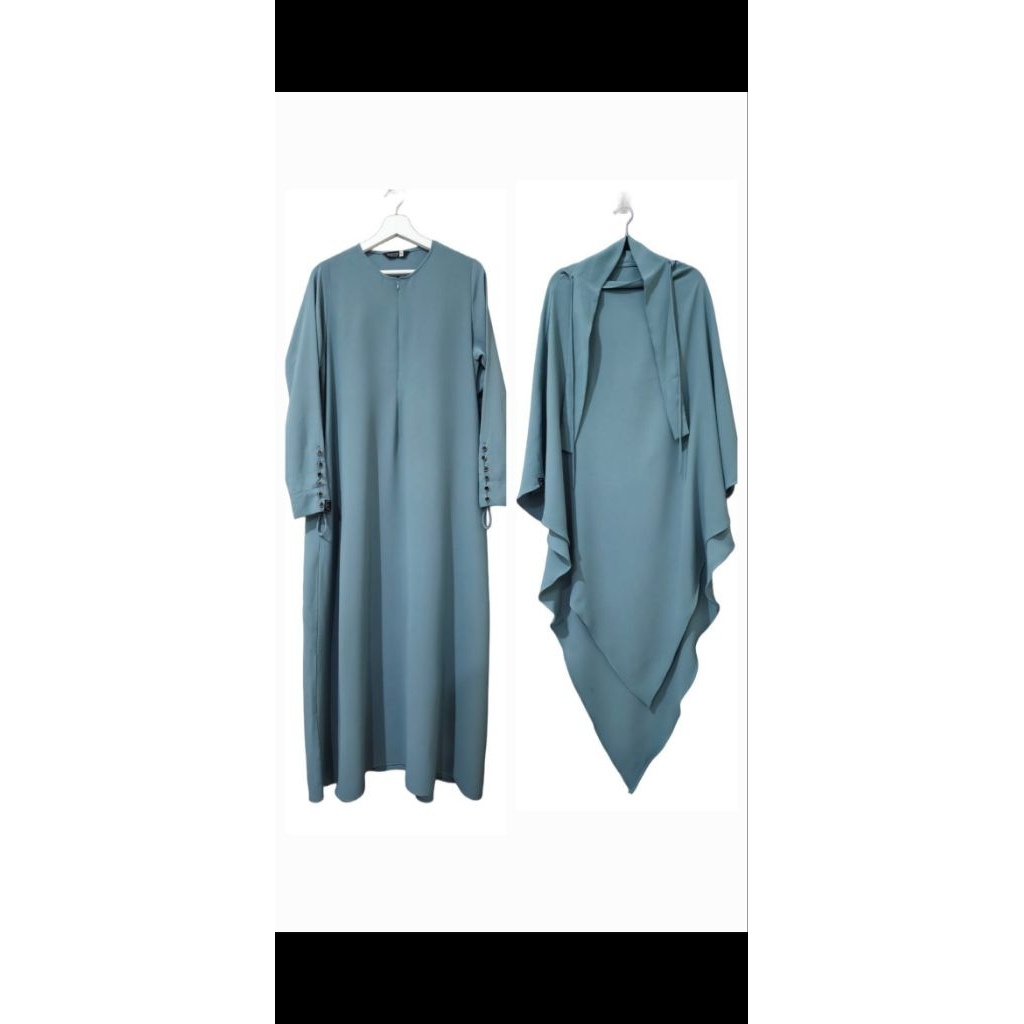 Saila dress Set FK Long Triangle Buttermint Aljenna