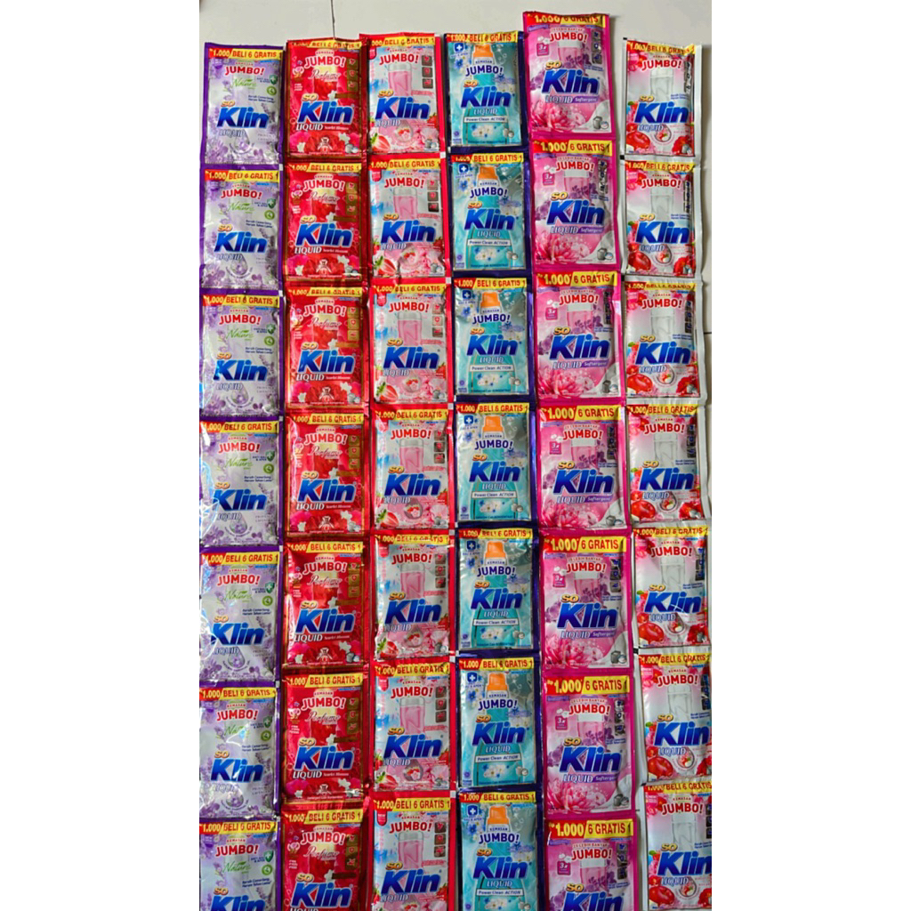 Soklin Cair renteng Jumbo 1000an isi 14sachet / SOKLIN LIQUID RENTENG / SOKLIN CAIR JUMBO