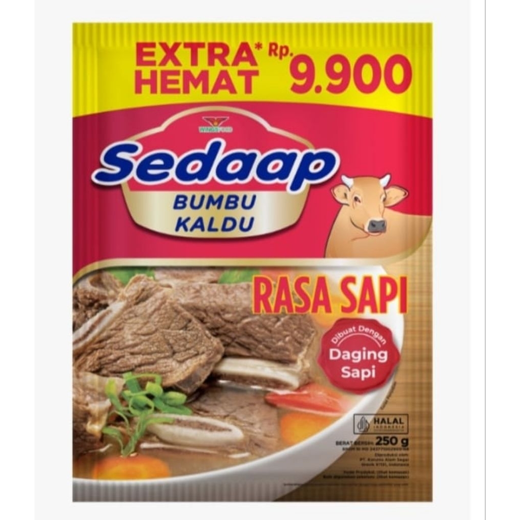 

sedaap bumbu kaldu sapi sedap 250 gr