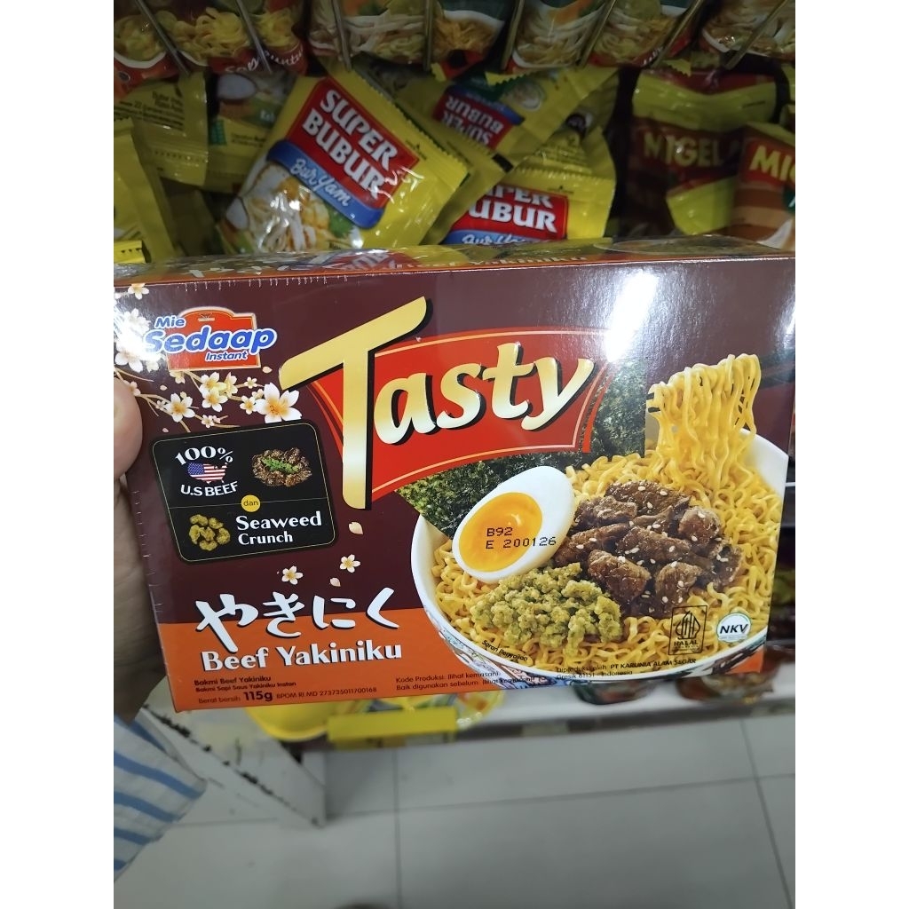 

Mie Sedap Tasty Rasa Beef Yakiniku 115 gram