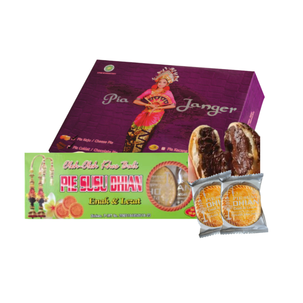 

[PROMO] BELI 1 box Pia Janger Cokelat/Keju GRATIS 10pcs Pie Susu Dhian Original