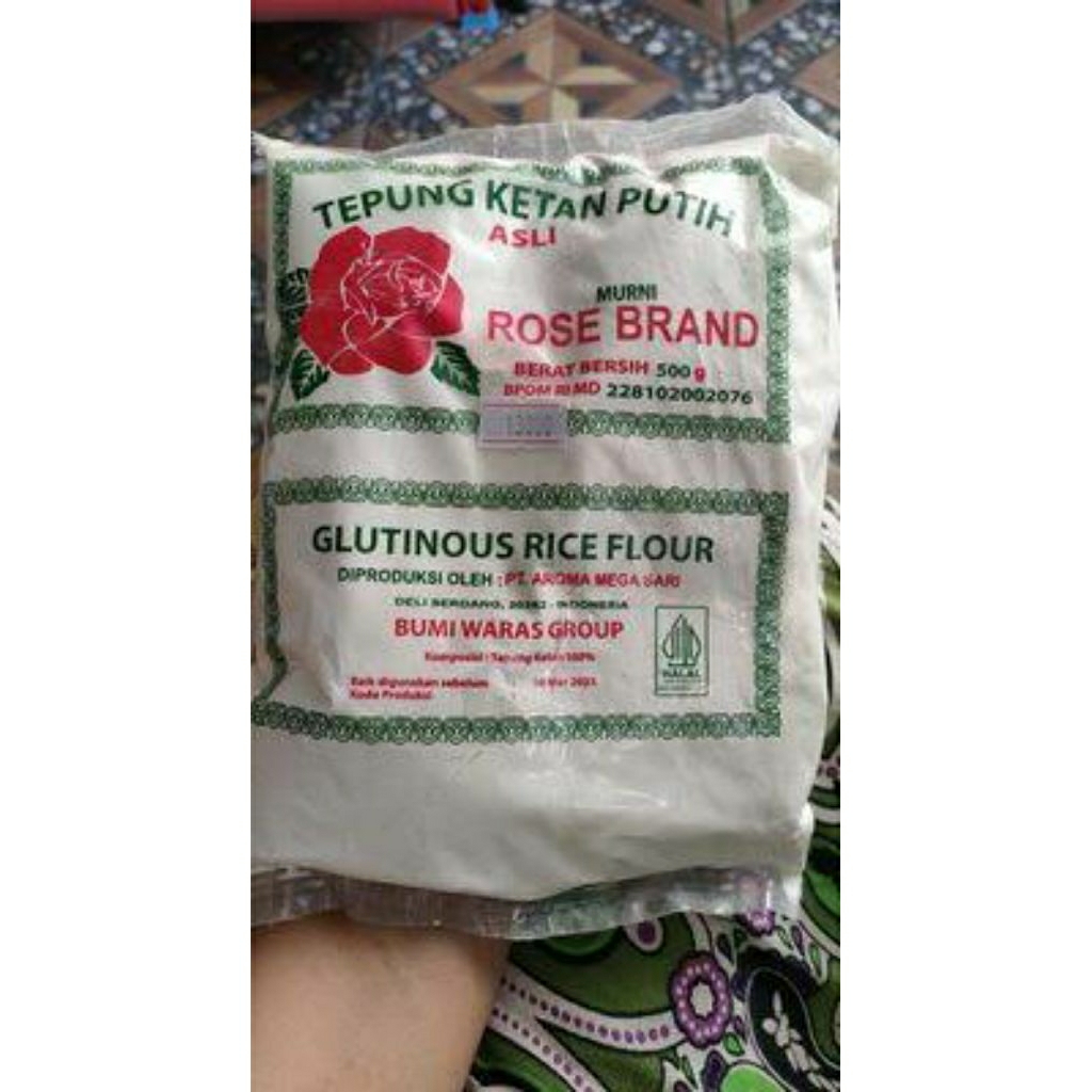 

Tepung KETAN Rose Brand dan Bola deli 500g