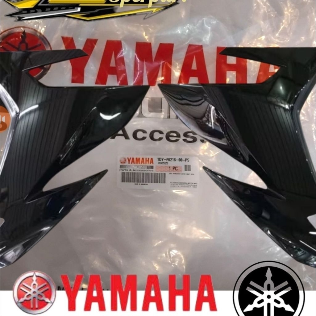SAYAP DEPAN MX KING HITAM GLOSY ORIGINAL YAMAHA 2PV F835U 00 P1/2PV F835V 00  p1