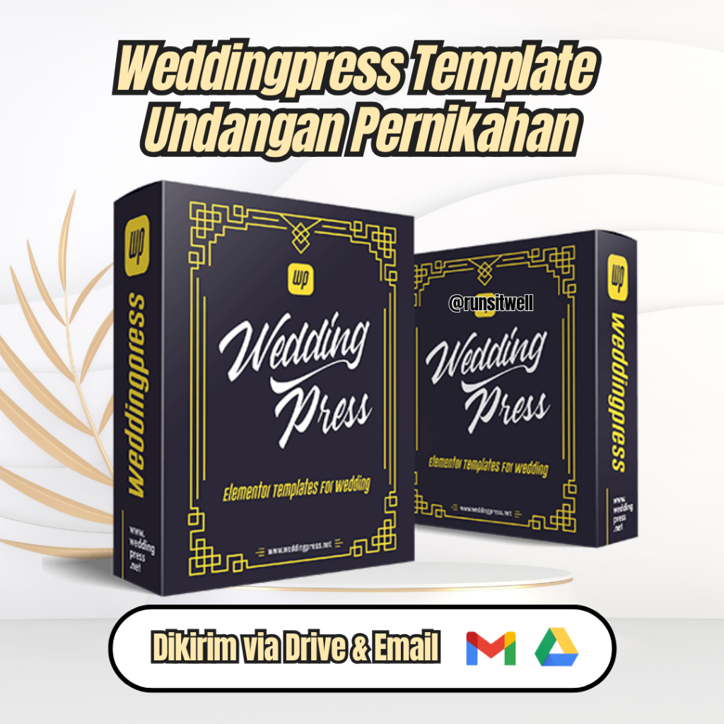 Template Undangan Weddingpress Elementor JSON Wordpress | Template Undangan Wedding JSON Undangan Pe