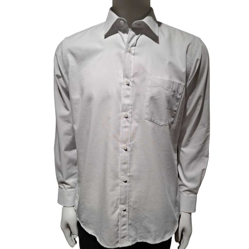 GQ 27234132 KEMEJA LENGAN PANJANG PUTIH POLOS MODERN FIT