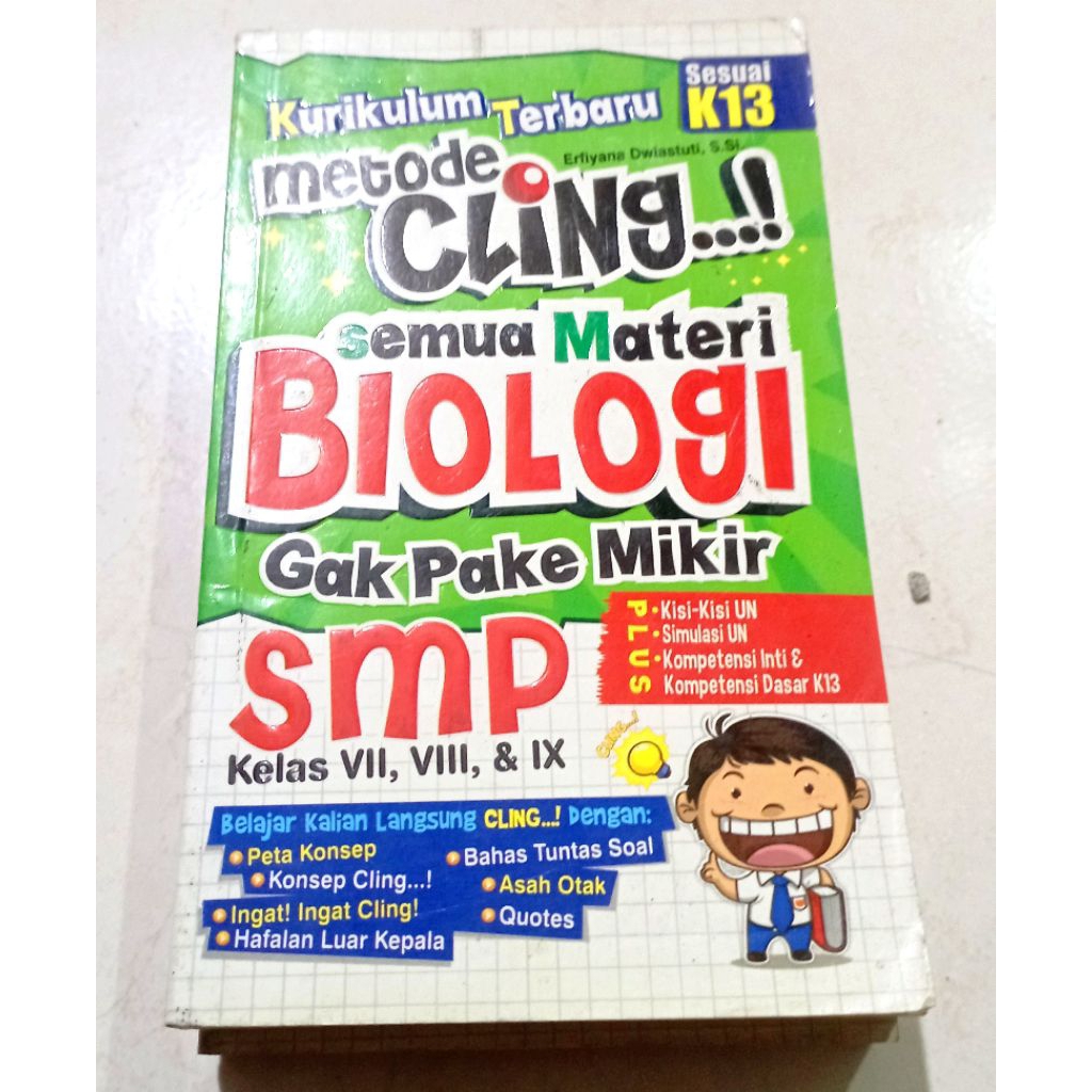 ( OBRAL ) BUKU SOAL - SOAL SMP // LATIHAN SOAL SMP // METODE CLING SEMUA MATERI BIOLOGI SMP // ORIGI