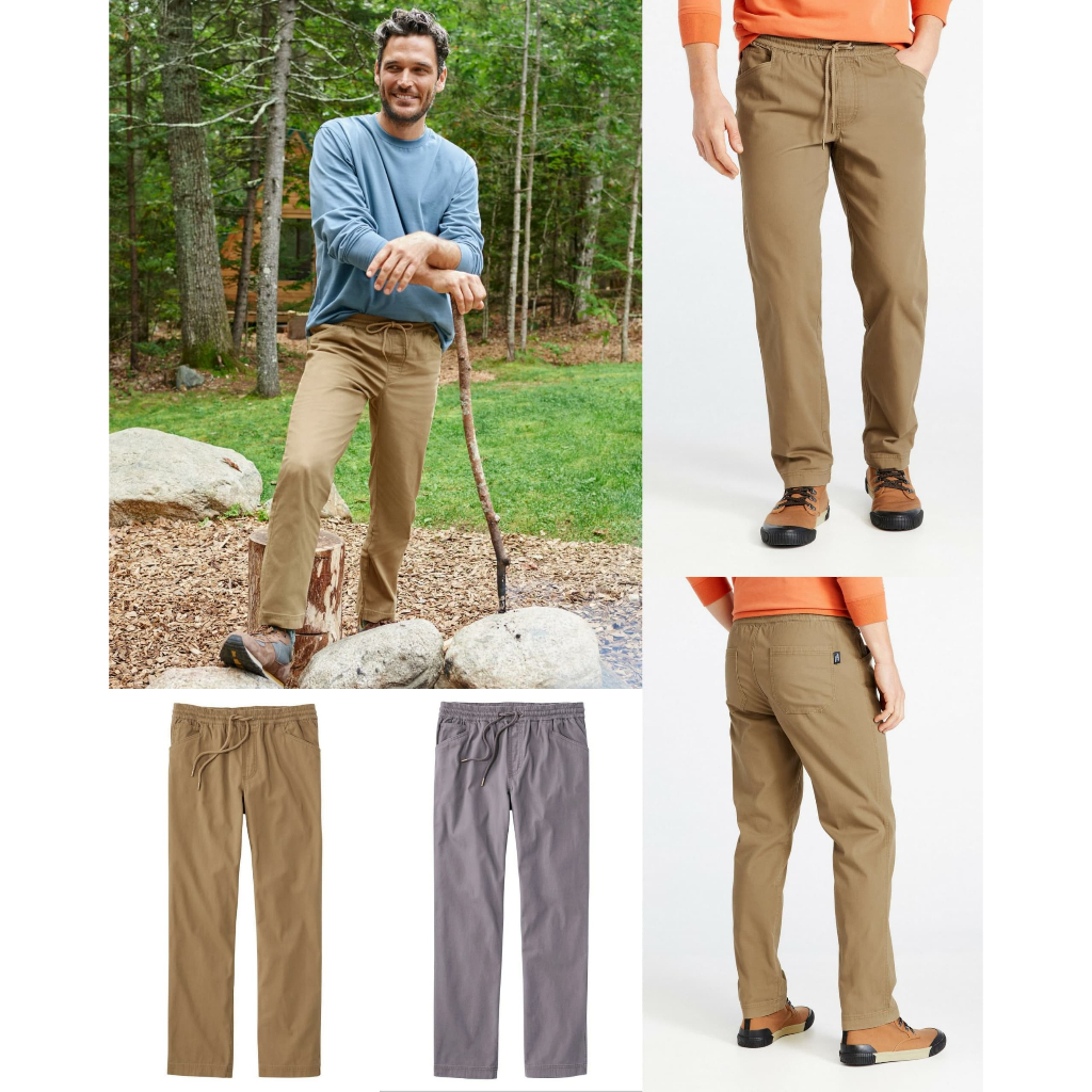 LL Bean Men's BeanFlex Canvas Easy Pants - 8113