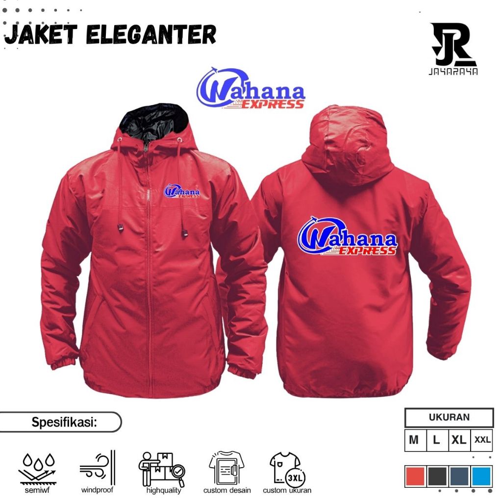 Jaket Custom Wahana Express Jaket Custom Ekpedisi Jaket Logistic Custom