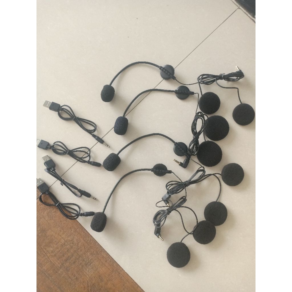 Speaker mic set + kabel casan EJEAS V6 V6PRO V4