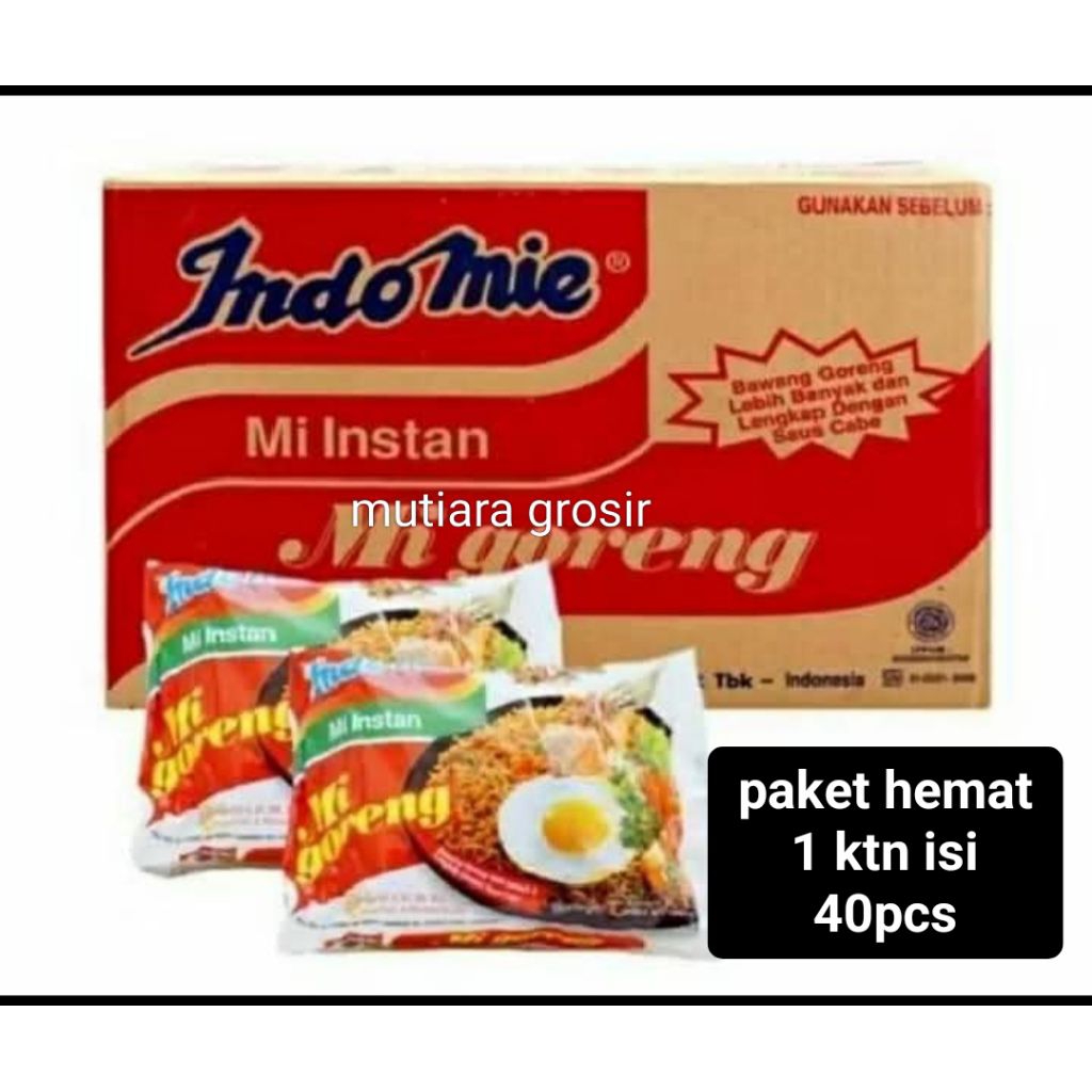 

INDOMIE GORENG 1 karton isi 40 bks