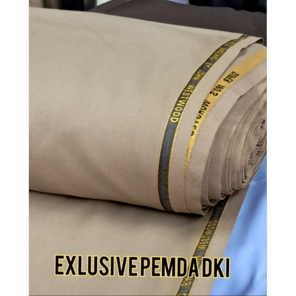 Kain seragam khusus pemda DKI kain super premium wol katun